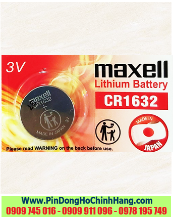 Pin Maxell CR1632, Pin CR1632